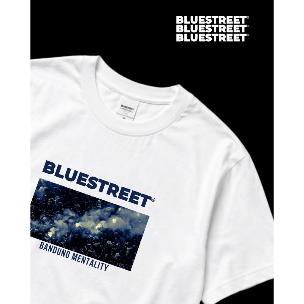 Bandung Casual Football | BlueStreet - Bandung Mentality T-Shirt Official | Loyalty Issues 001 - Cas
