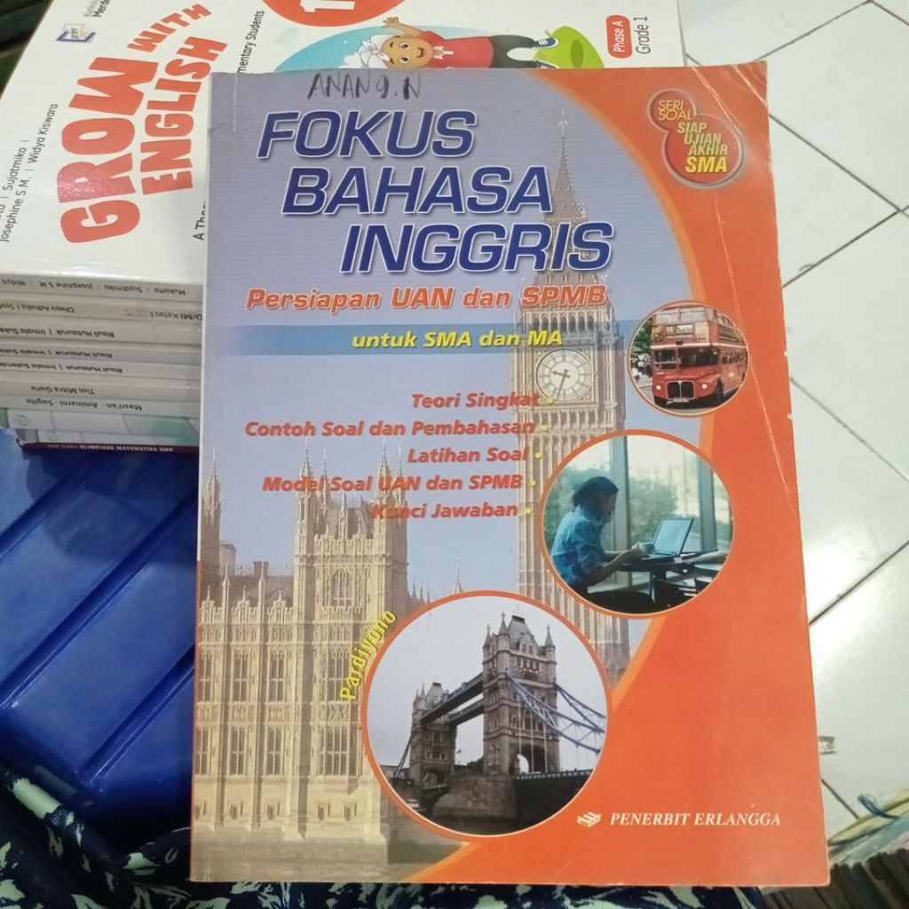 FOKUS BAHASA INGGRIS UNTUK SMA PERSIAPAN UAN DAN SPMB BUKU BEKAS