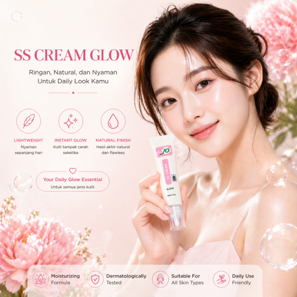 SS CREAM GLOW | SUNSCREEN GLOWING | GLOW SKIN | DRJO SKINCARE