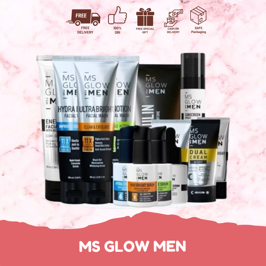 Ms Glow For Men - Paket Wajah Lengkap Skincare Pria