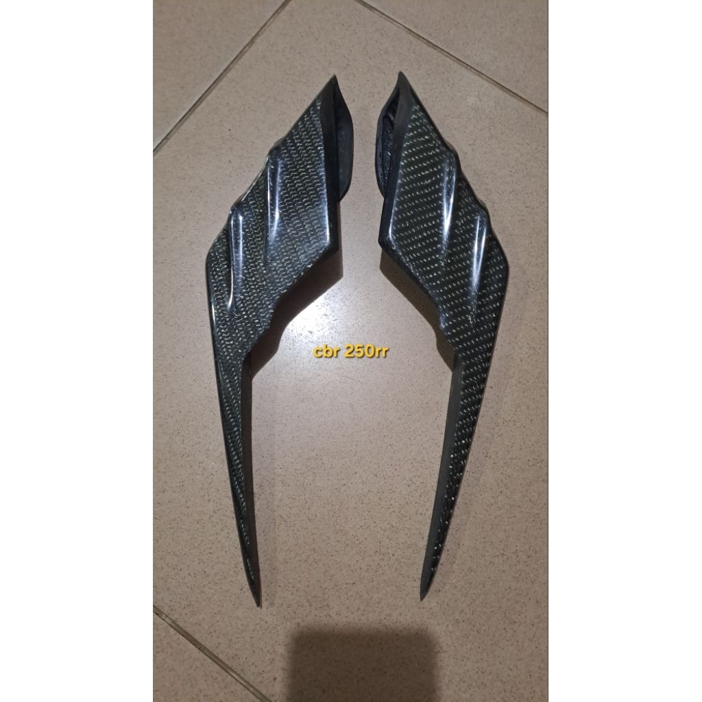 Aero fin winglet sayap cbr250rr kabon