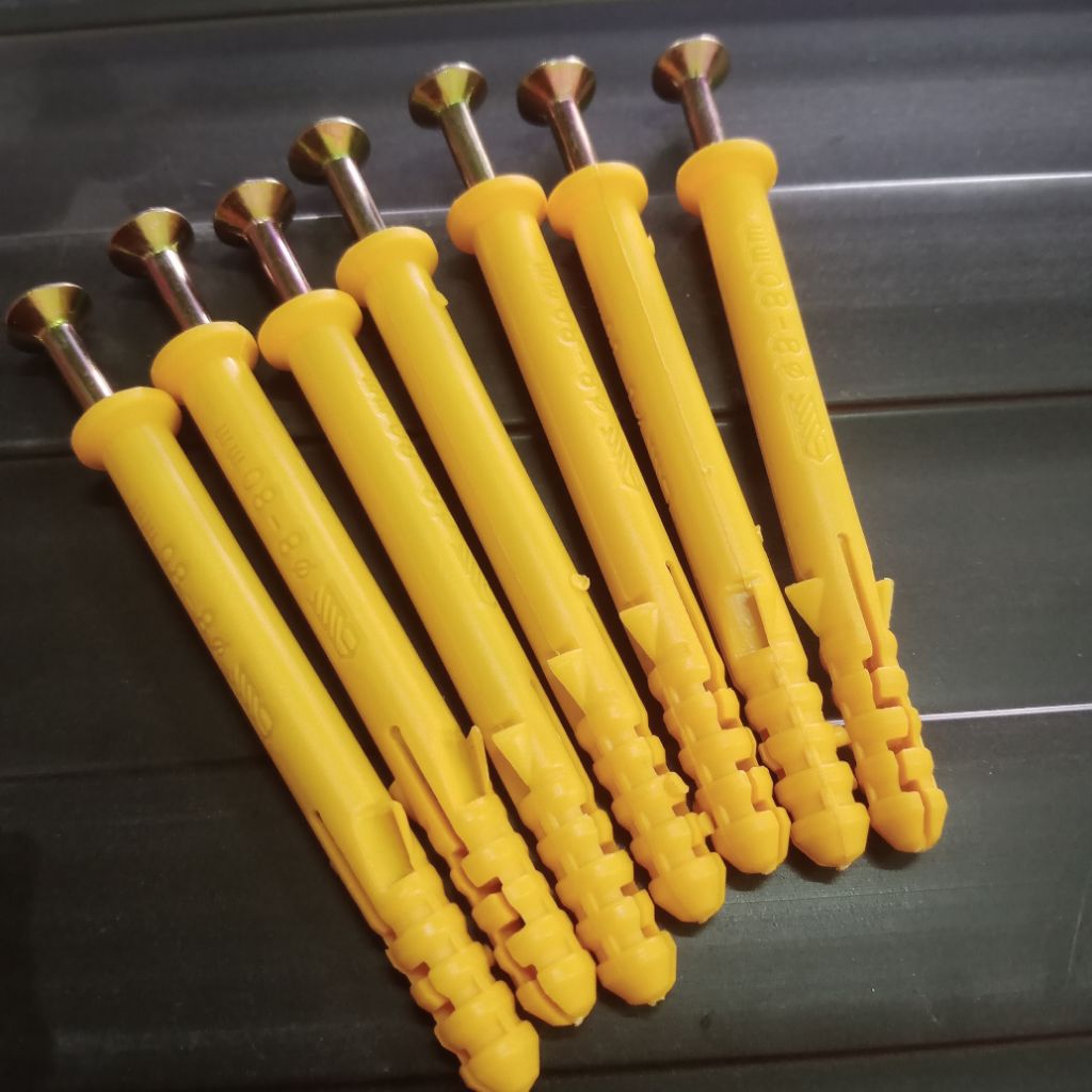Fisher Set Sekrup Dinding Baut M8-80mm Kuat