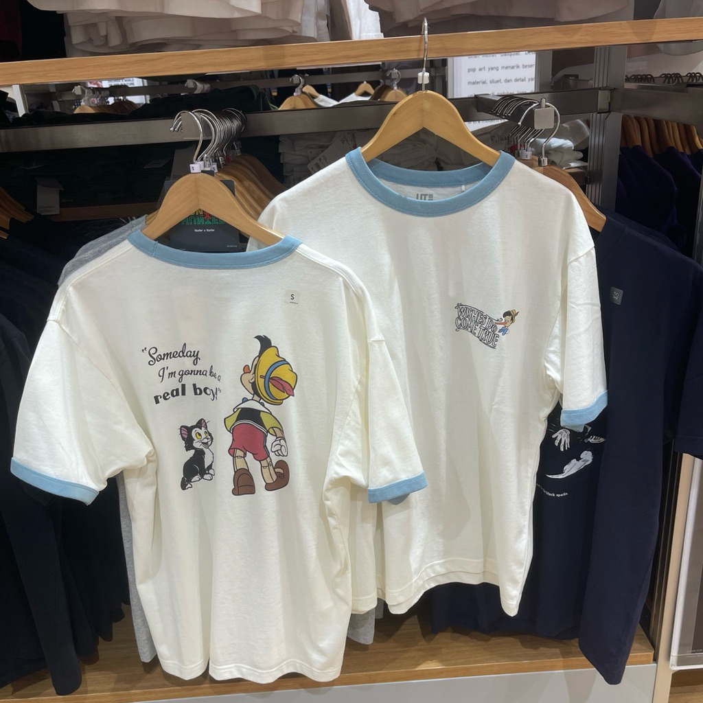 Tshirt Uniqlo Man MFA pinocchio 01 off white
