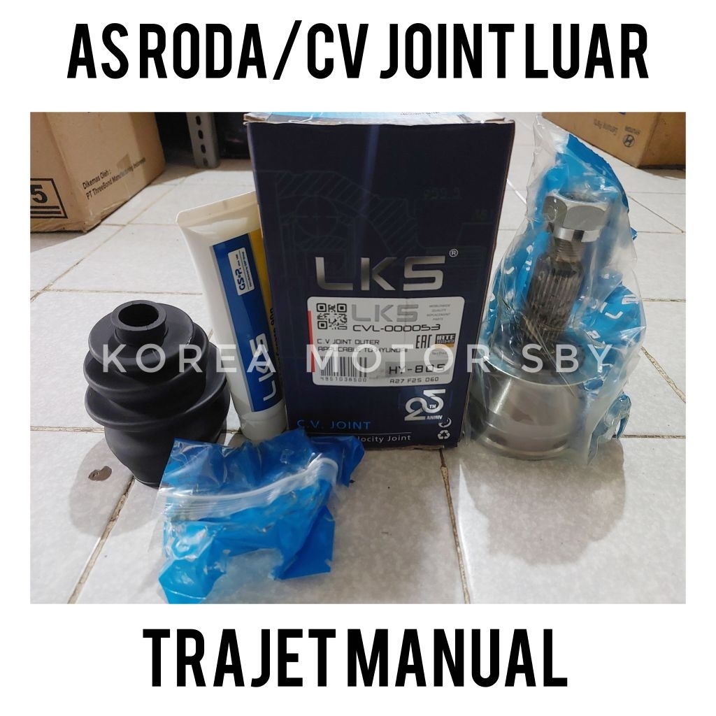 As Roda Luar Hyundai Trajet Manual CV Joint Outer Trajet Kokel Trajet MANUAL