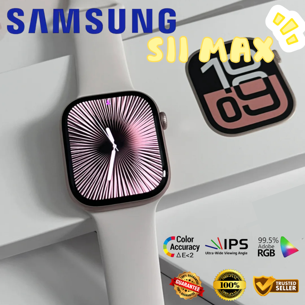 BIG SALE [NEW PRODUCT]100%ORI SAMSUNG JAM TANGAN PINTAR11 MXS PRIA WANITA TAHAN AIR JAM PINTAR