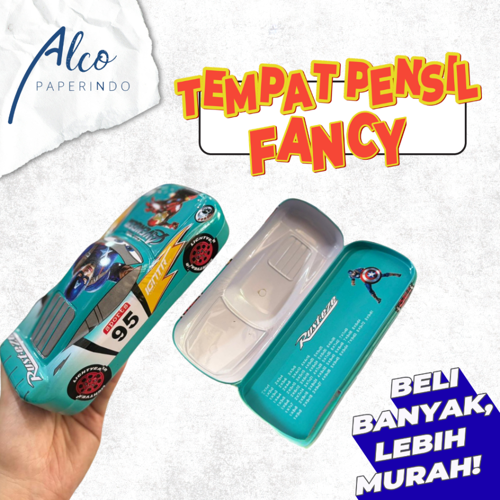 Tempat Pensil Kaleng (PENSIL CASE) AD-603
