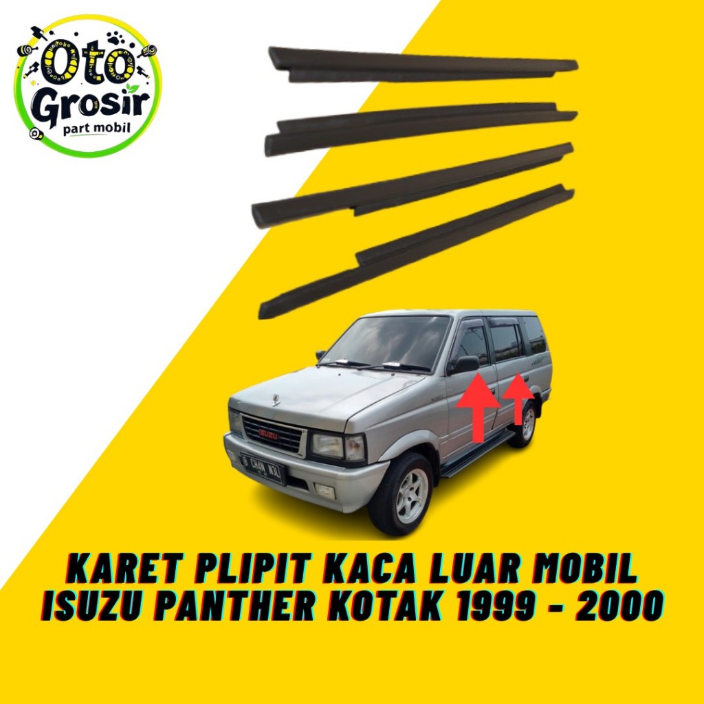 KARET PLIPIT KACA LUAR PINTU MOBIL ISUZU PANTHER KOTAK
