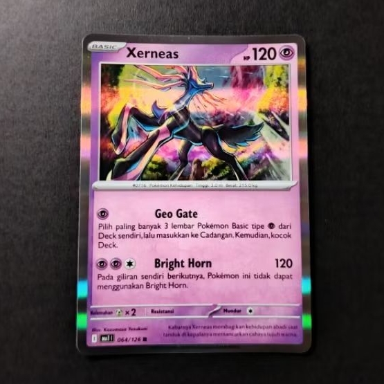 kartu pokemon TCG (ID) Xerneas Holo