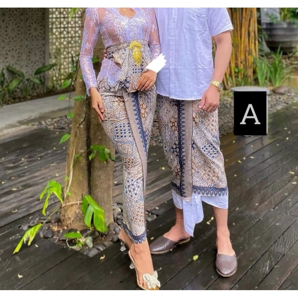 HARGA PROMO SET COPELAN  BATIK INDIGO-KLASIK ST PASANGAN  | READY BAHAN COUPLEAN BATIK HALUS || KAME