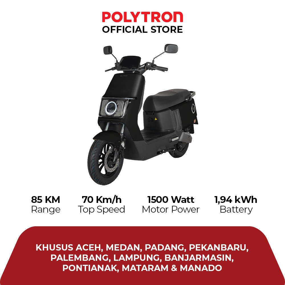 POLYTRON Fox 200 - Buy to Own - Electric Sepeda Motor Listrik - OTR  Aceh, Medan, Padang, Pekanbaru,