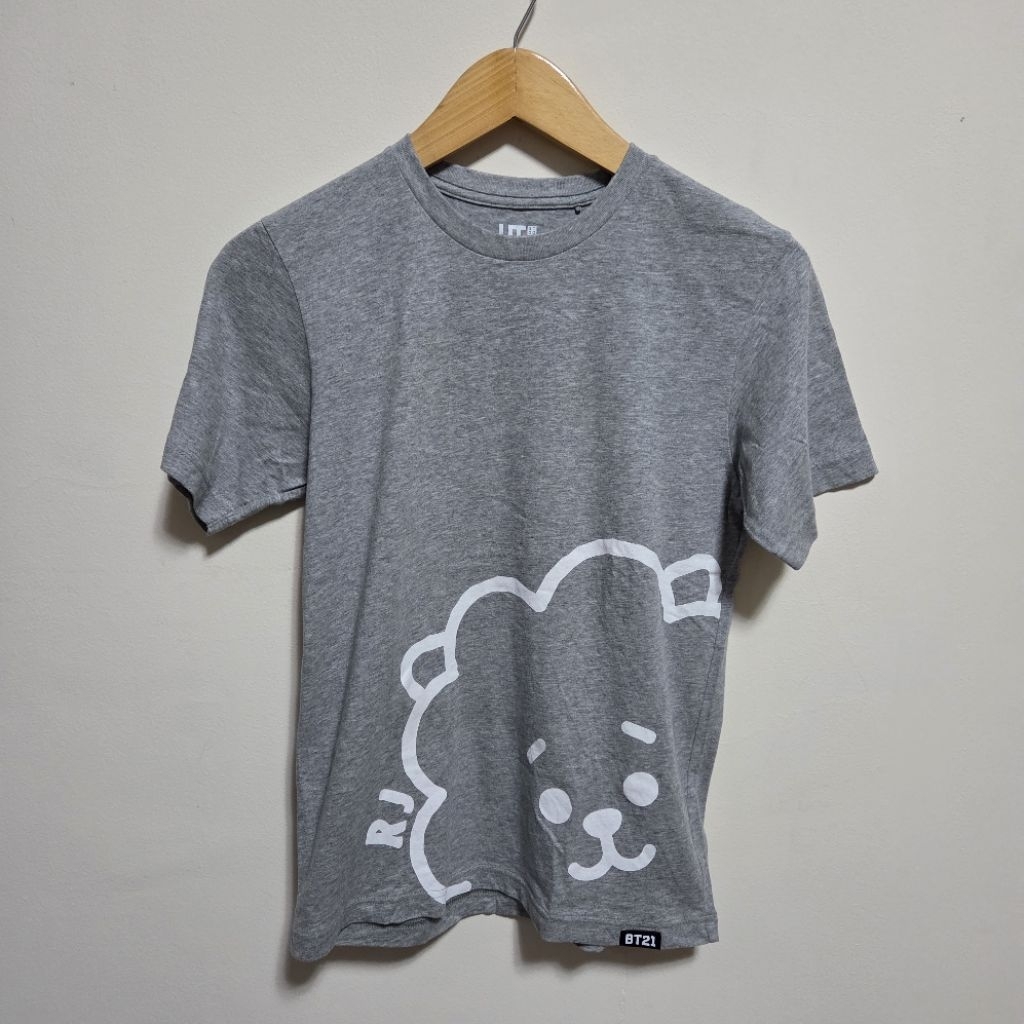 BT21 Uniqlo - RJ (BTS Jin) Grey Cotton Shirt (Preloved)