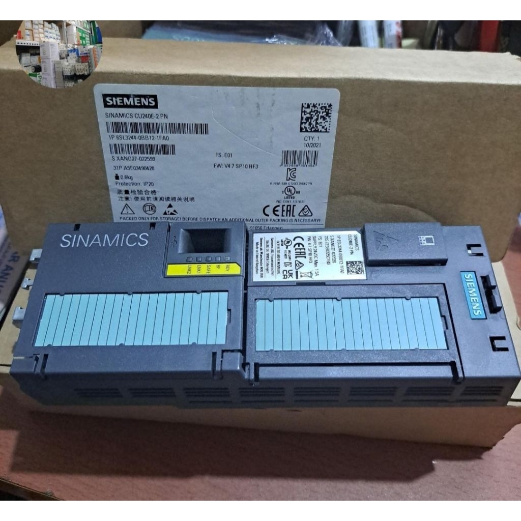 SIEMENS SINAMICS CU240E-2 6SL3244-0BB12-1FA0/6SL3244-0BB12-1FA0 SIEMENS ORIGINAL