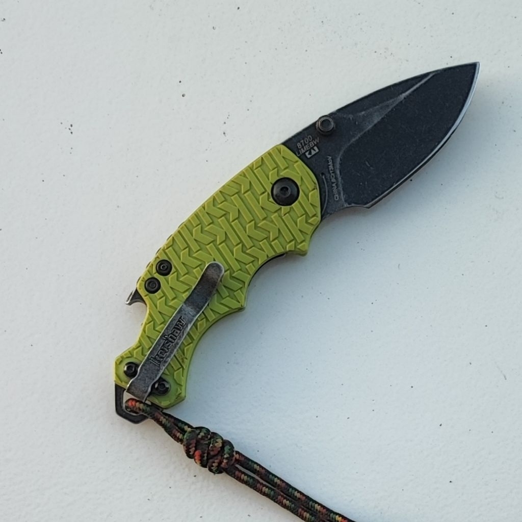 pisau lipat Kershaw shuffle 8700 lime