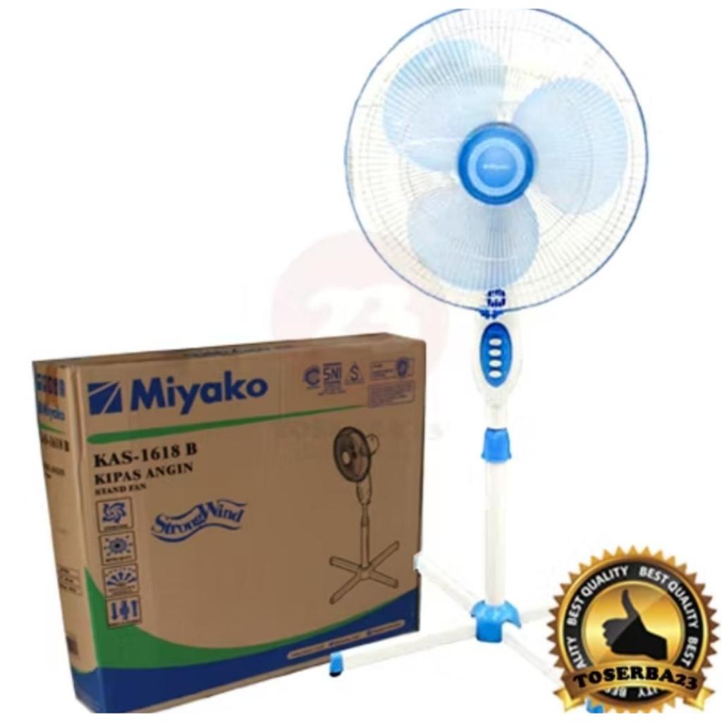 MIYAKO Kipas Angin KAS-1618B / Kipas Angin Berdiri / Standfan Miyako