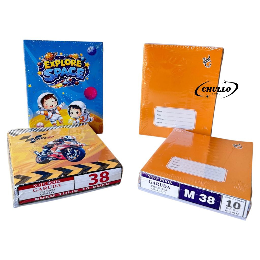 Buku Tulis 38 lembar 10 buku G M38 Buku tulis Murah Grosir