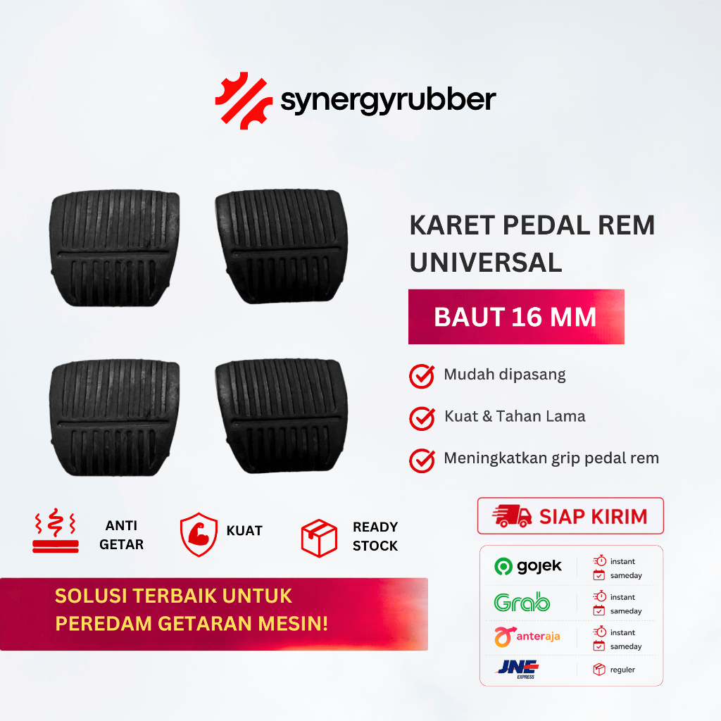Karet pedal Rem Mobil | Universal