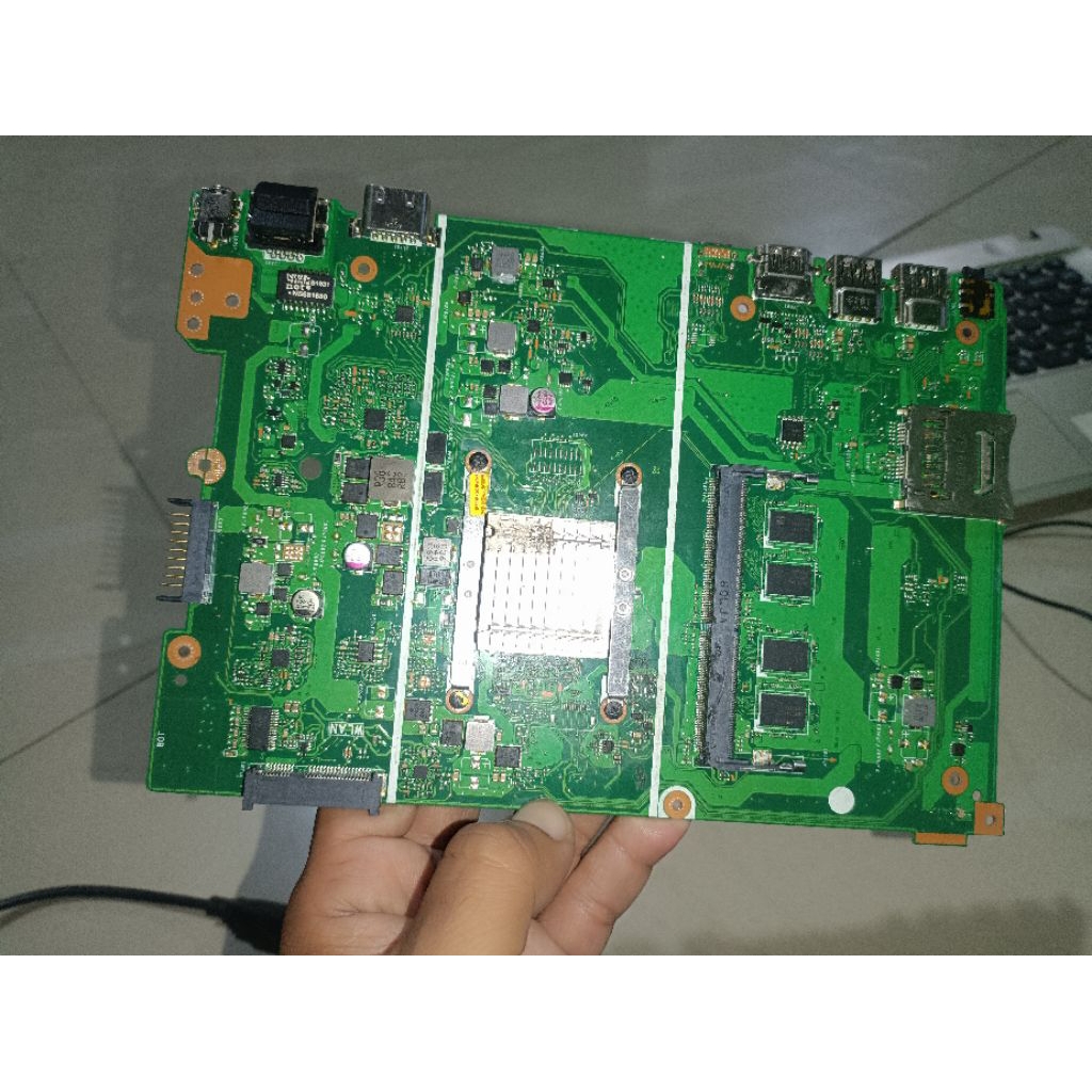 Mainboard mobo laptop asus x441 x441b amd a4 normal perawan