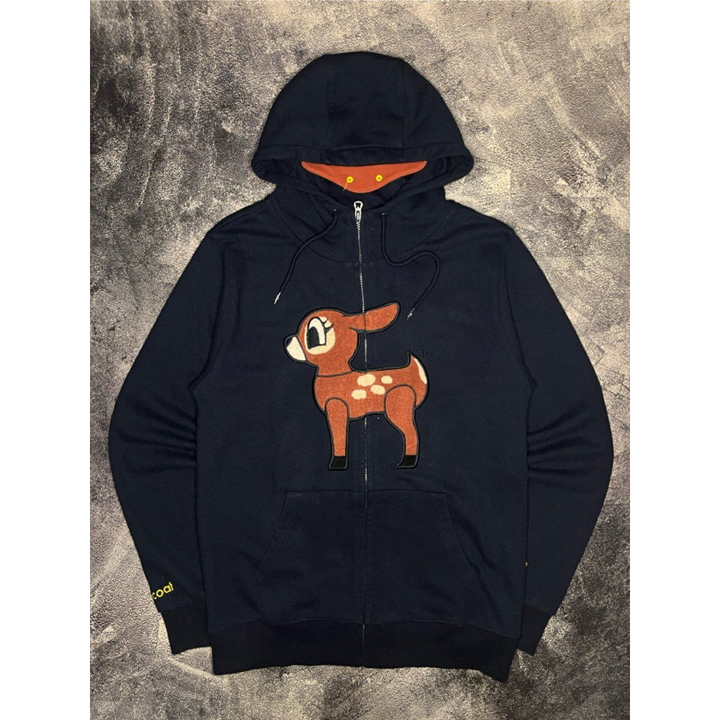 hoodie pancoat kelinci second seperti baru