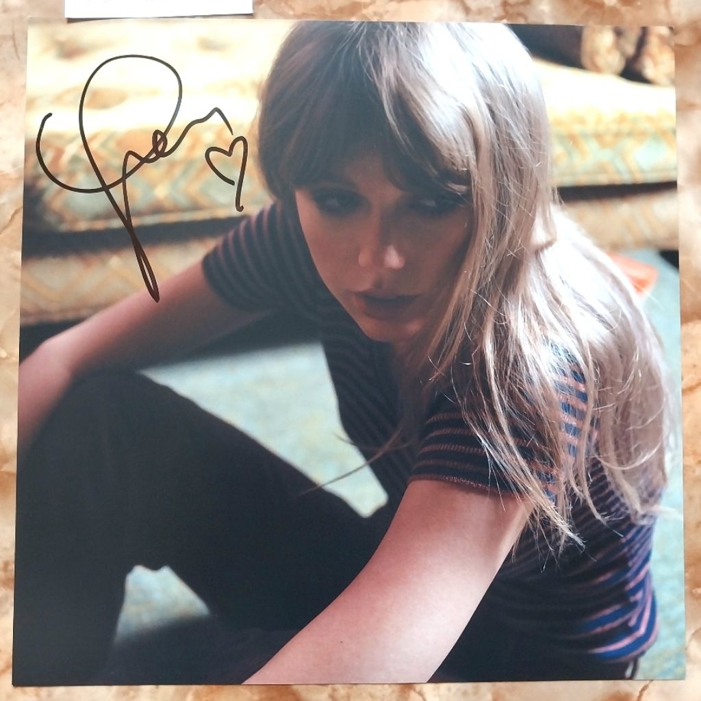 [SIGNED] Taylor Swift Midnights Mahogany Signed Vinyl Official Merch Merchandise Album CD
