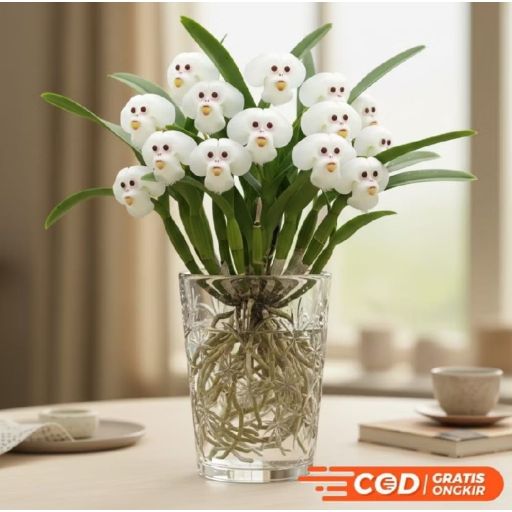 PROMO anggrek dendrobium dracula simia / anggrek monyet