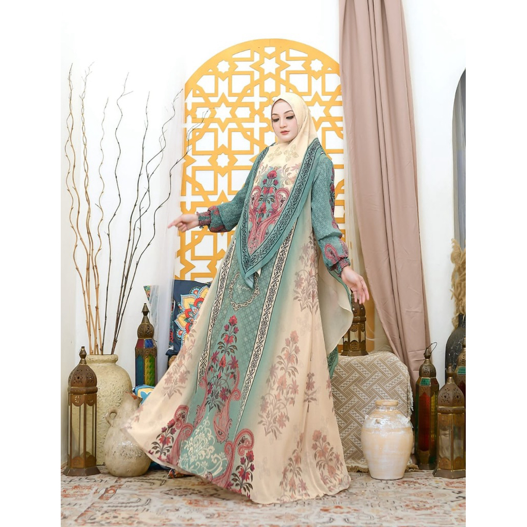 Gamis Syari Terbaru Maryam Series By Nefirna / Gamis Syari Cantik / Gamis Syari Kekinian / Gamis Sya