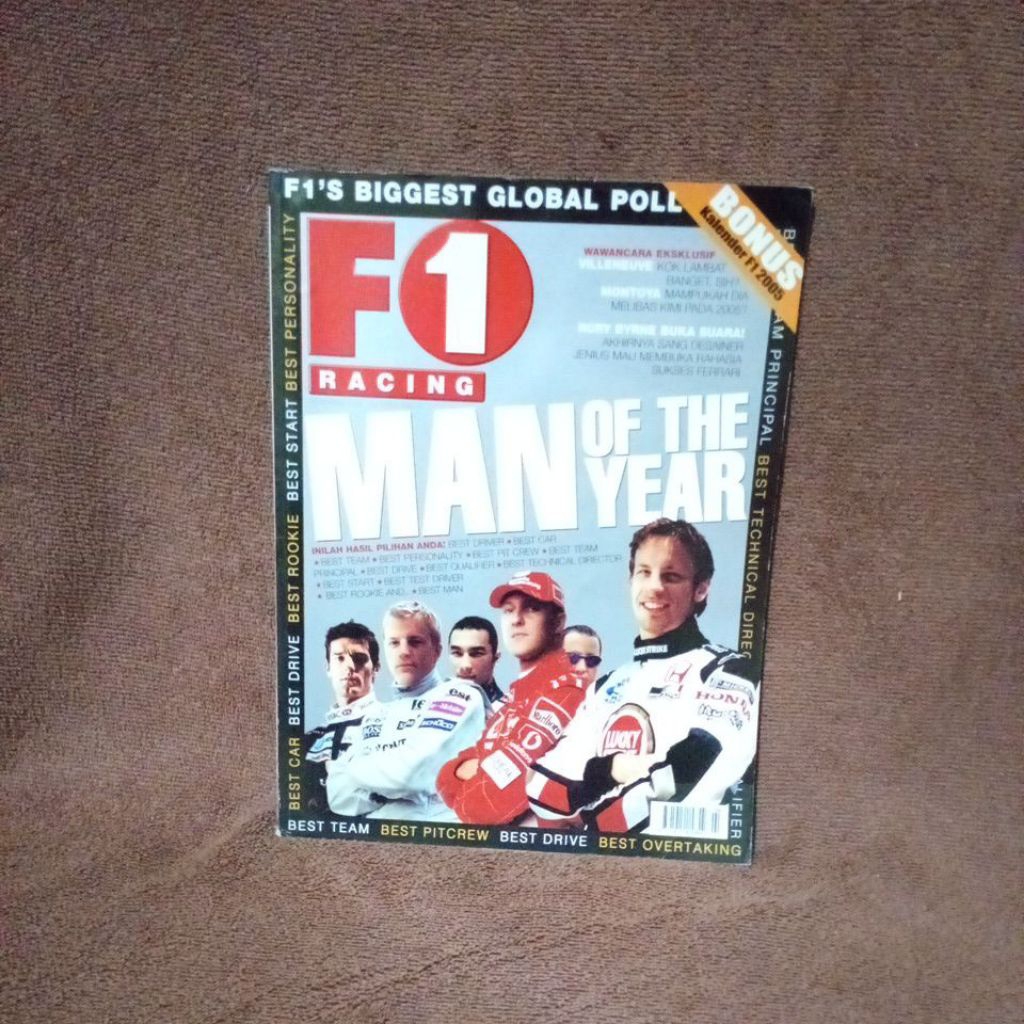 MAJALAH F1 RACING INDONESIA DESEMBER 2004