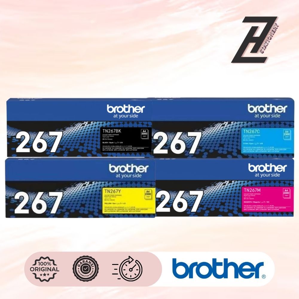 Brother Toner TN-267BK Original for HL-L3230CDN / DCP-L3551CDW / MFC-L3735CDN / MFC-L3750CDW