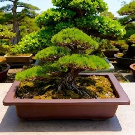 30cm Pot Tanaman Bonsai Pot Kotak Tanaman Hias Pot Pohon Pot Plastik