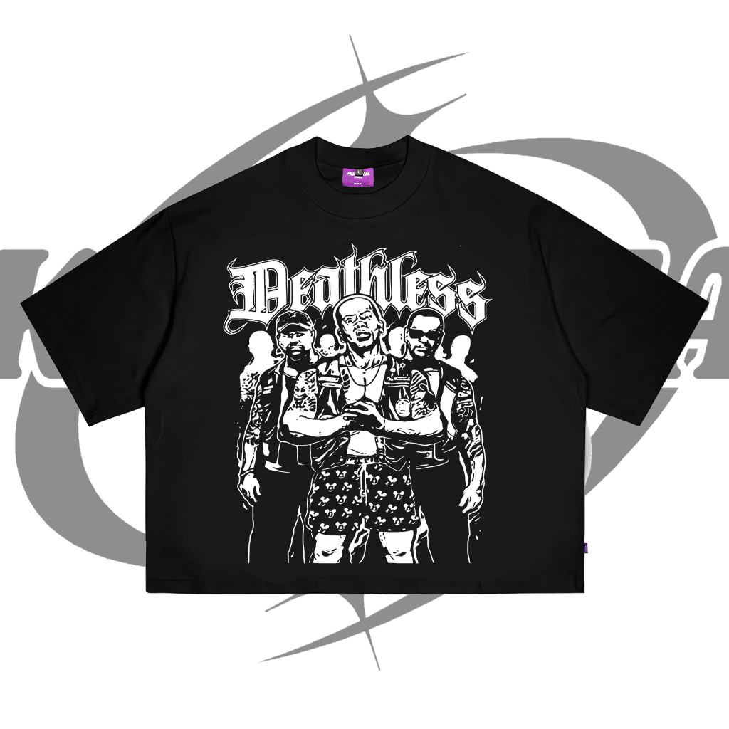 AUZY WWE retro Amerika kaos pria wanita atasan T-shirt skena baju oversize t shirt distro original 1