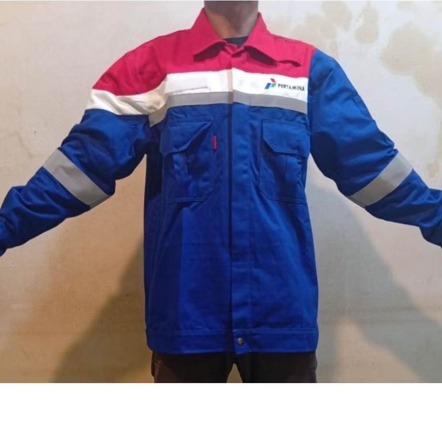 Wearpack Pertamina Nomex Atasan Flame Retardant Nomex 3A Original