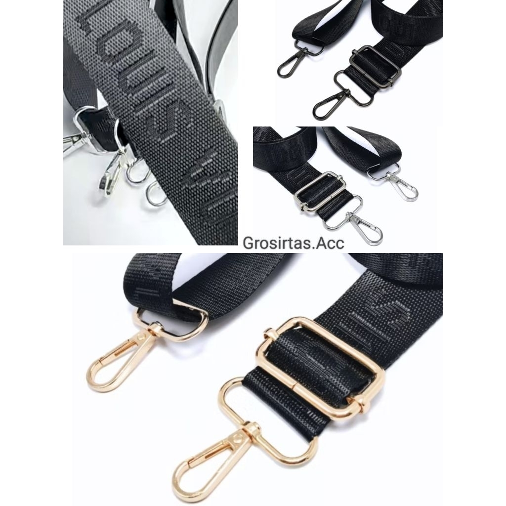 Strapbag Tali tas Poliester Livie lebar 4 cm Strapbag pengganti tali tas Rusak