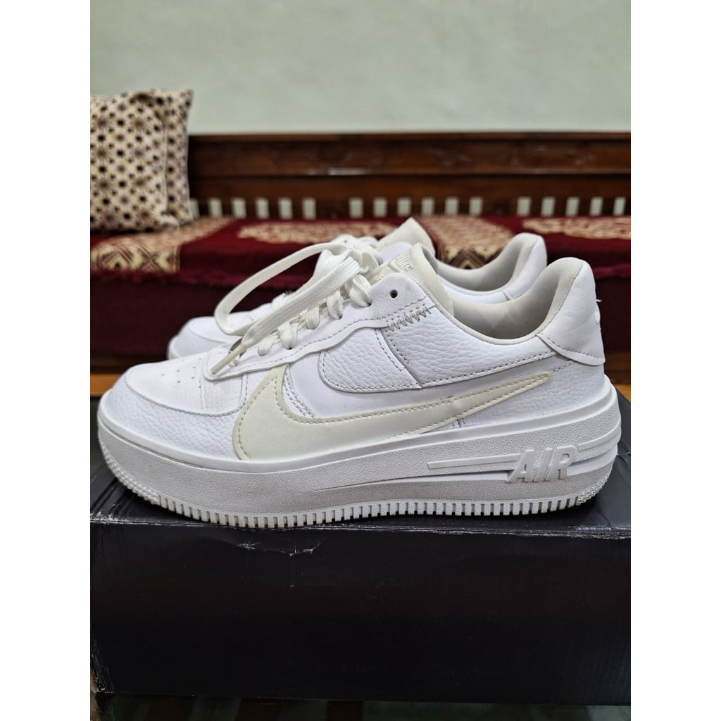 Jual sepatu wanita preloved Nike Air force 1 womens Platform Af1 platform second Original