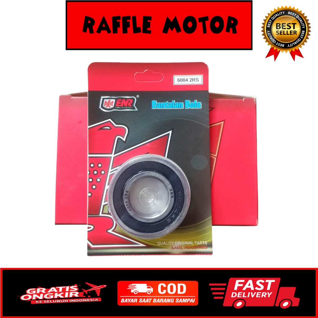 ENR BEARING 6004 2RS. LAHER 6004 2 RS