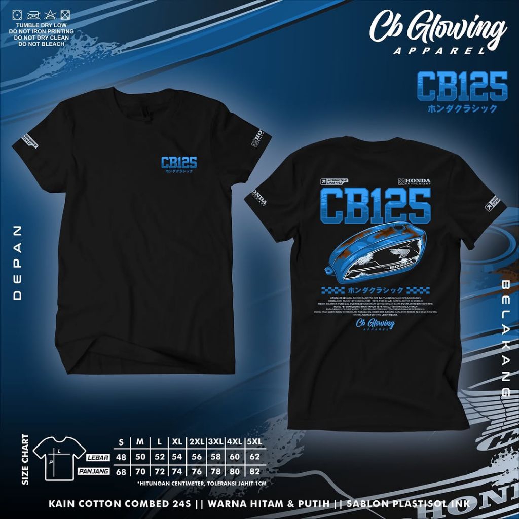 KAOS CB 125 ORIGINAL || TERBARU KAOS CB MURAH CB 125