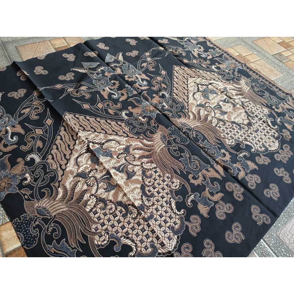 Kain Batik SOLO motif sogan gesengan kembangan parang burung