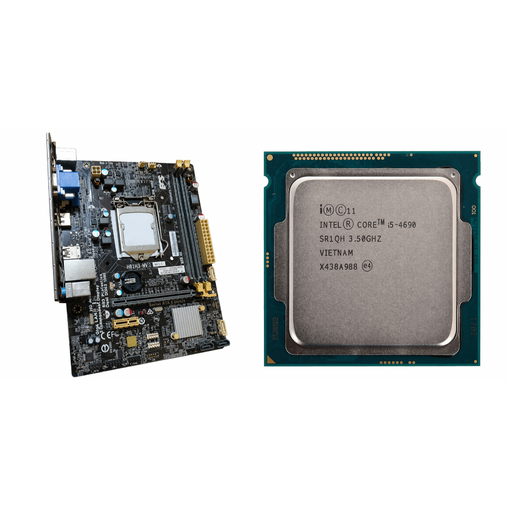 PAKETAN MOBO H81 I5 4690  MATARAM