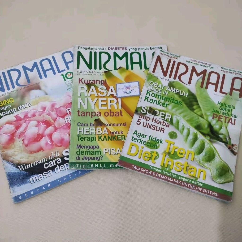 (ORIGINAL) Majalah Nirmala (Paket Isi 3 Majalah / 2009-2010)
