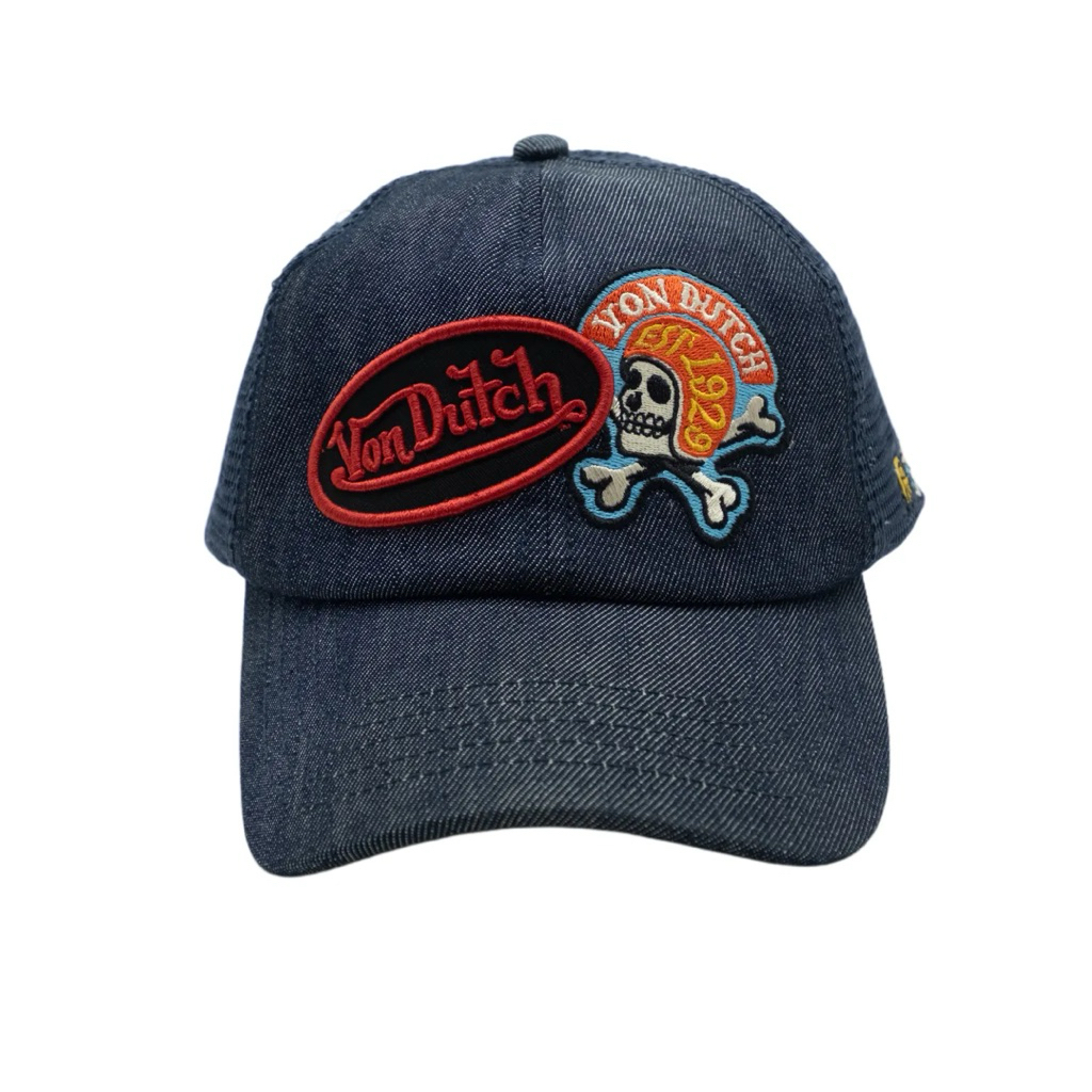 VONDUTCH topi cap 1713 navy blue baseball trucker NEW ORIGINAL 100%