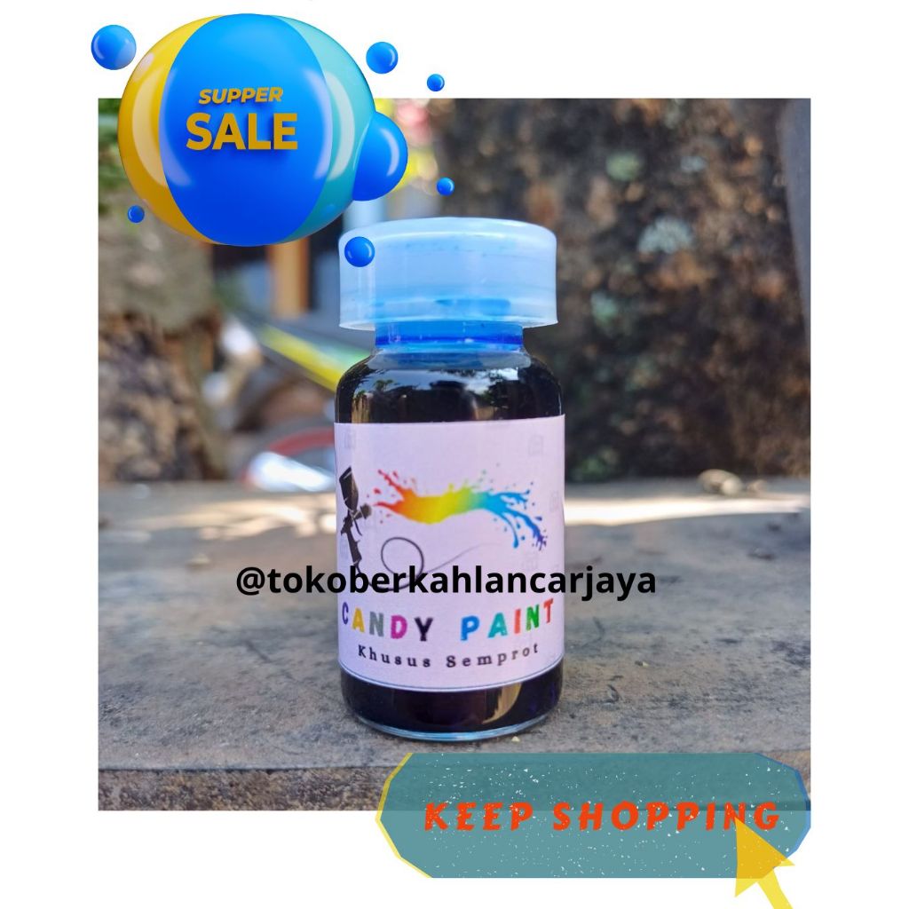 (SEMPROT) 12,5 ML CAT CHROME CANDY PAINT PEWARNA LOGAM CHROME CAT LOGAM WARNA TRANSPARAN GLOSSY META