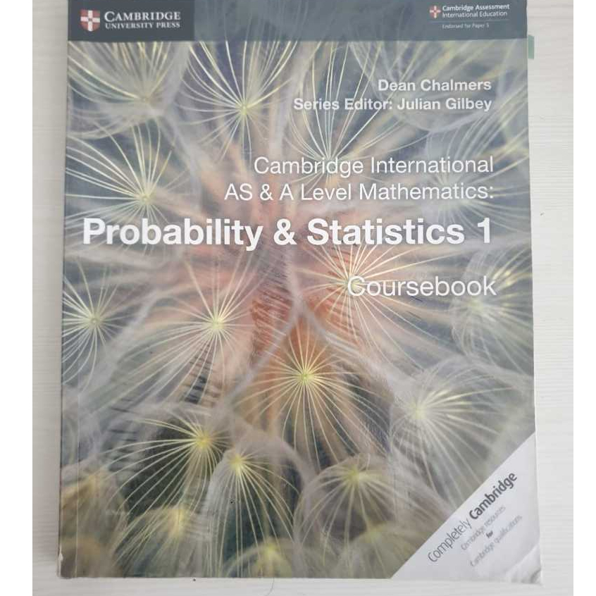 Buku Cambridge Probability & Statistics 1 Coursebook Preloved