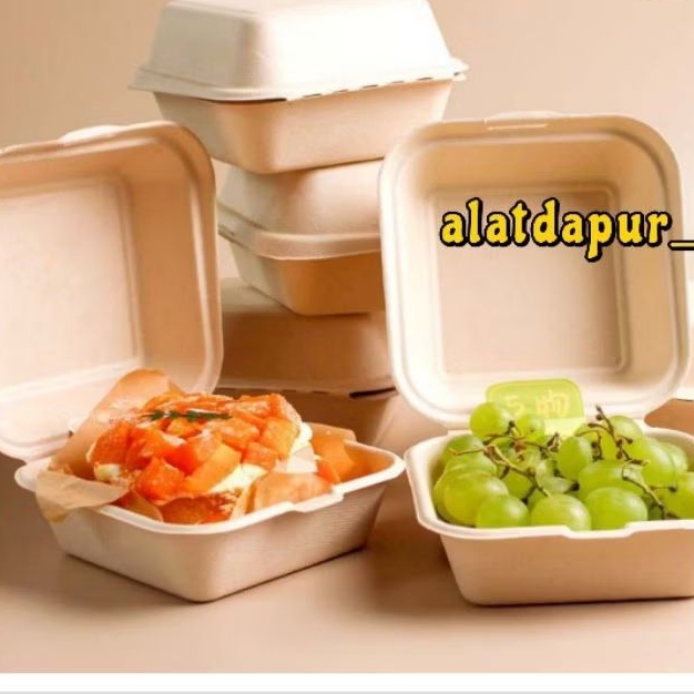 10pcs burger box bento box kotak box kue bento cake