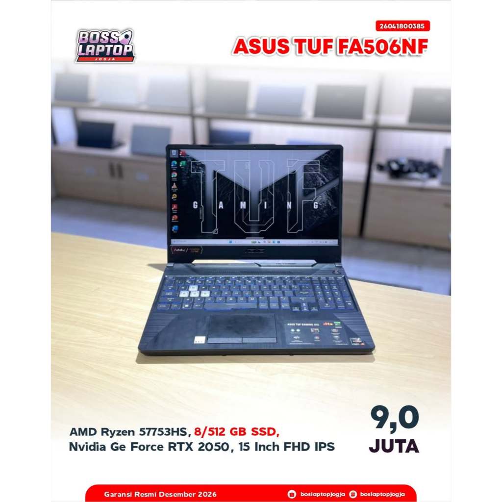 ASUS TUF A15 RYZEN 5 7535HS RTX 2050