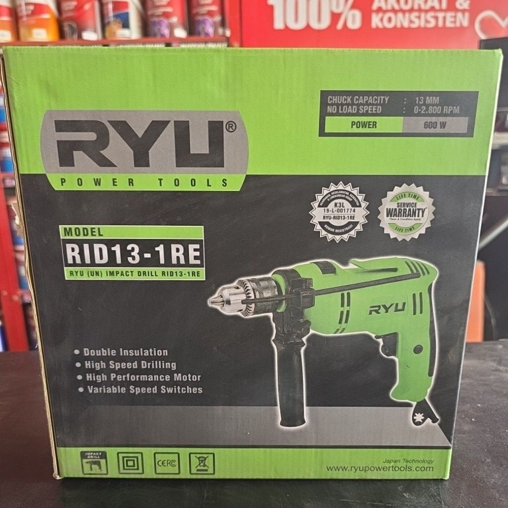 Mesin Bor Listrik Ryu RID 13-1 RE