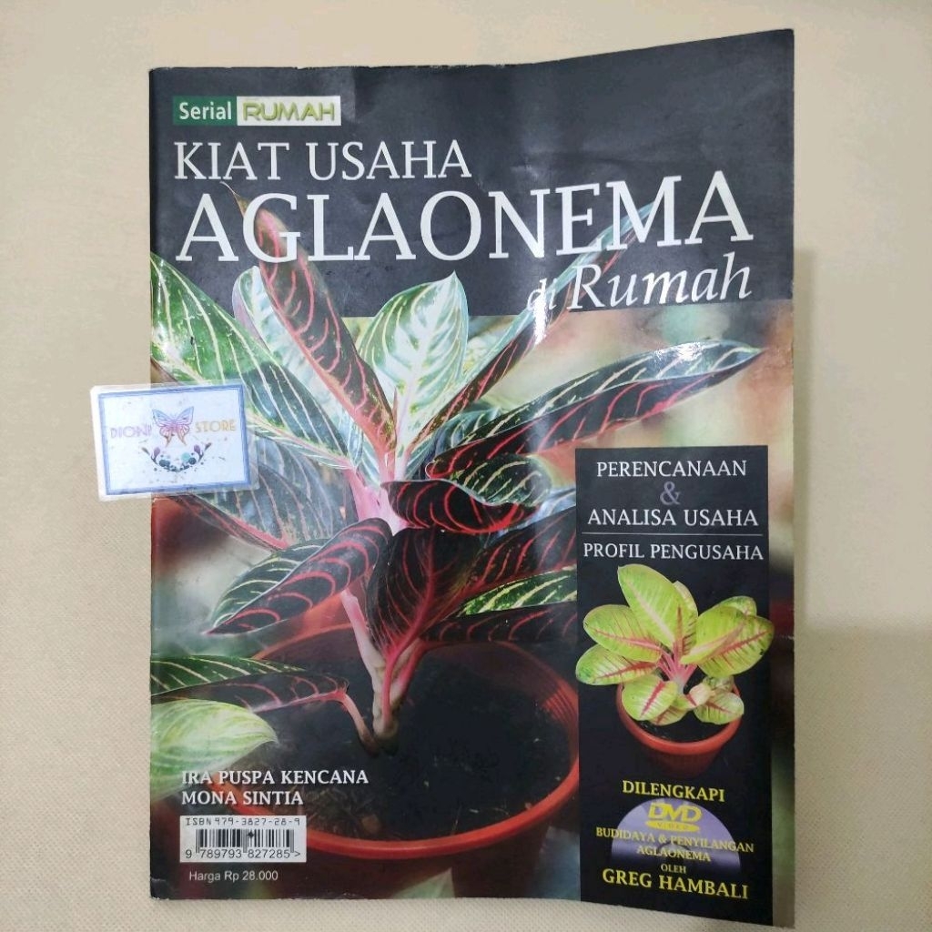 (ORIGINAL) Majalah Serial Rumah - Kiat Usaha Aglaonema di Rumah (Perencanaan & Analisa Usaha)