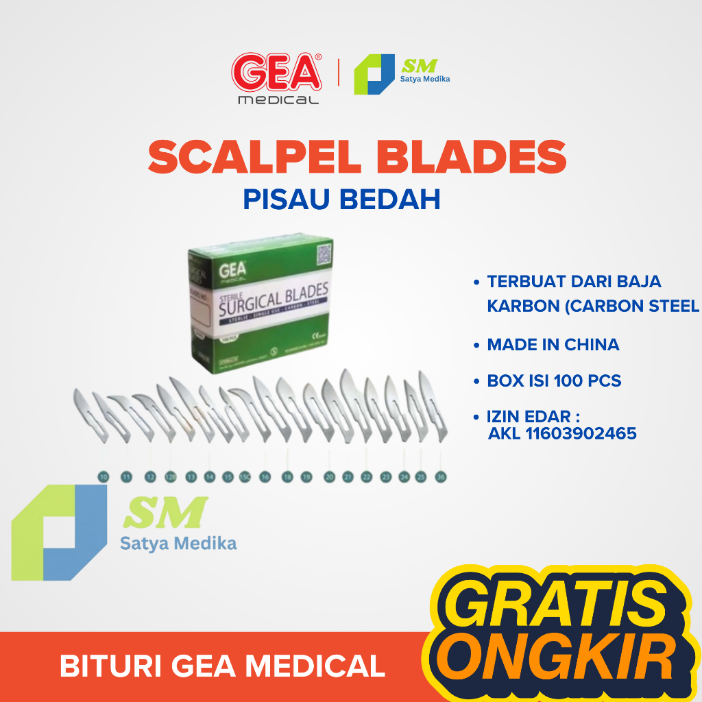 GEA BISTURI SCALPEL BLADE