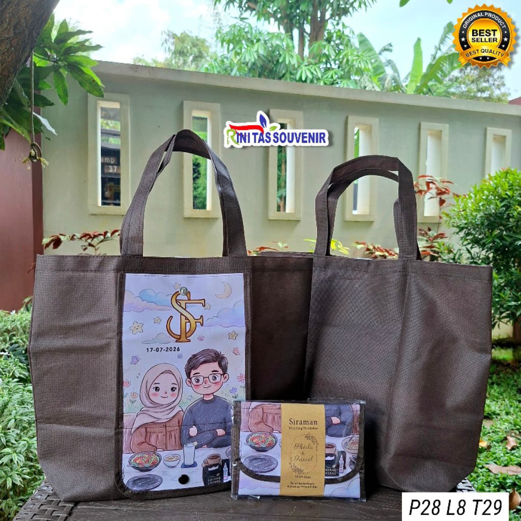SOUVENIR KANCING LIPAT SOUVENIR BIDAN/PERNIKAHAN/ULTAH TAS SOUVENIR CUSTOM DESAIN BEST SELLER