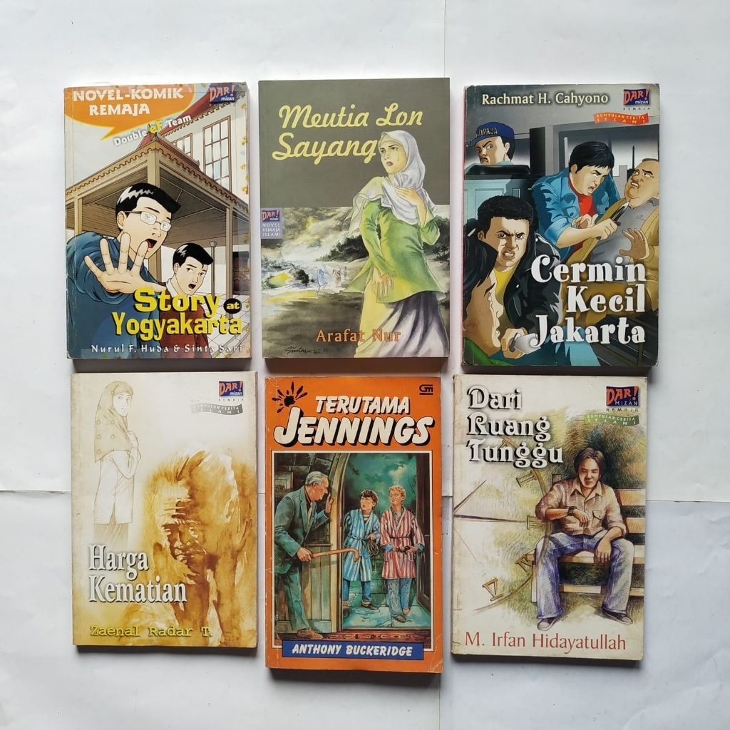 Buku Novel Remaja Islami, STORY at YOGYAKARTA, Meutia Lon Sayang, CERMIN KECIL JAKARTA, HARGA KEMATI