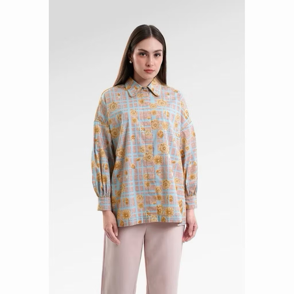 SELENA BINDING SHIRT BY BENANG JARUM-Garbera M/L