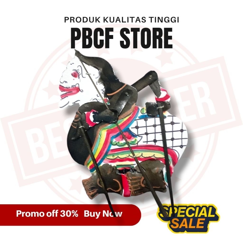 PBCF STORE Wayang kulit kertas mainan semar badranaya punokawan punakawan ismaya
