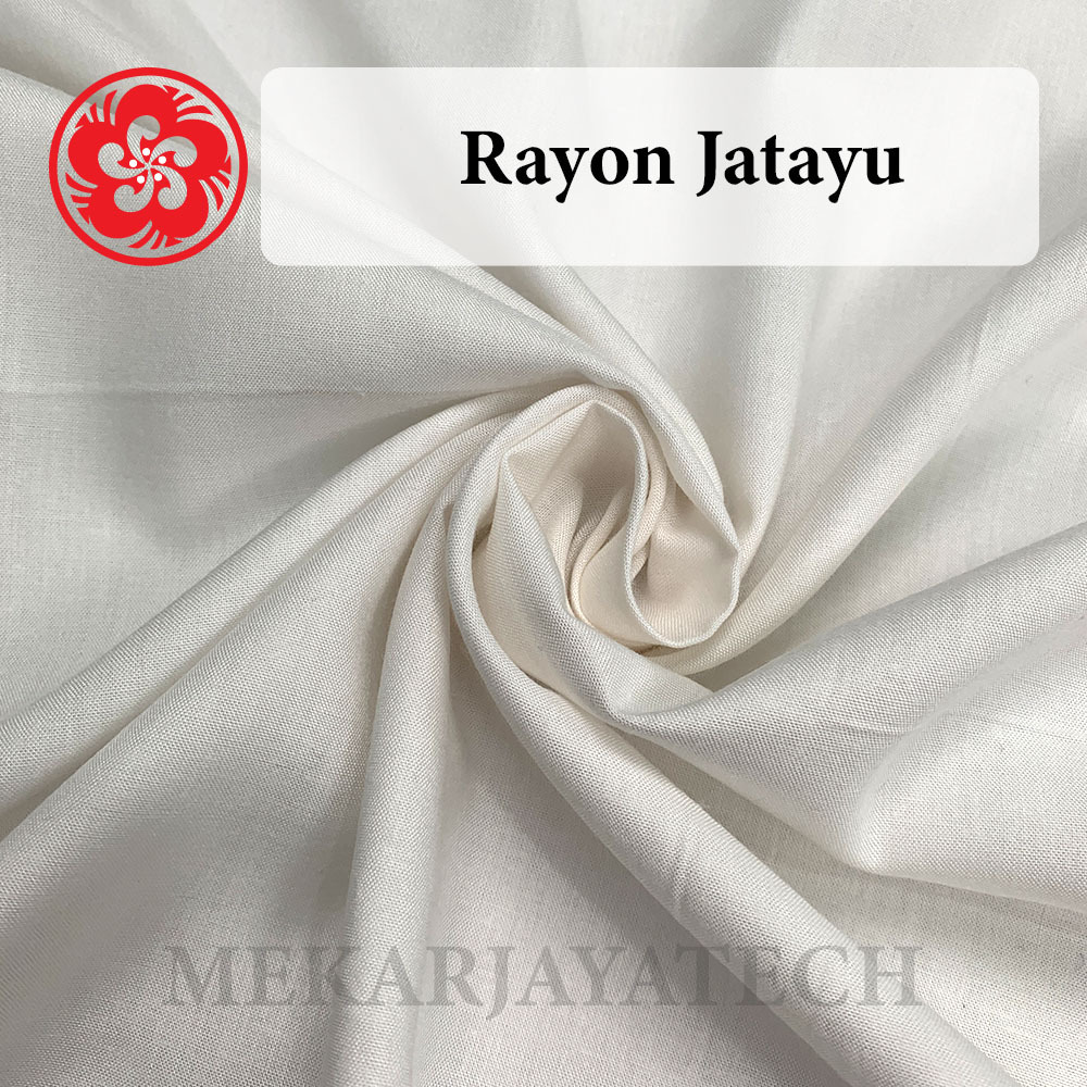 Kain Rayon Jatayu 100% Rayon Lebar 150Cm | Bahan Fashion | Bahan Ecoprint Shibori